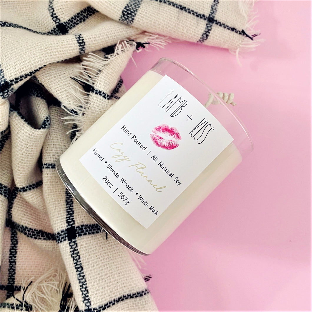 COZY FLANNEL CANDLES